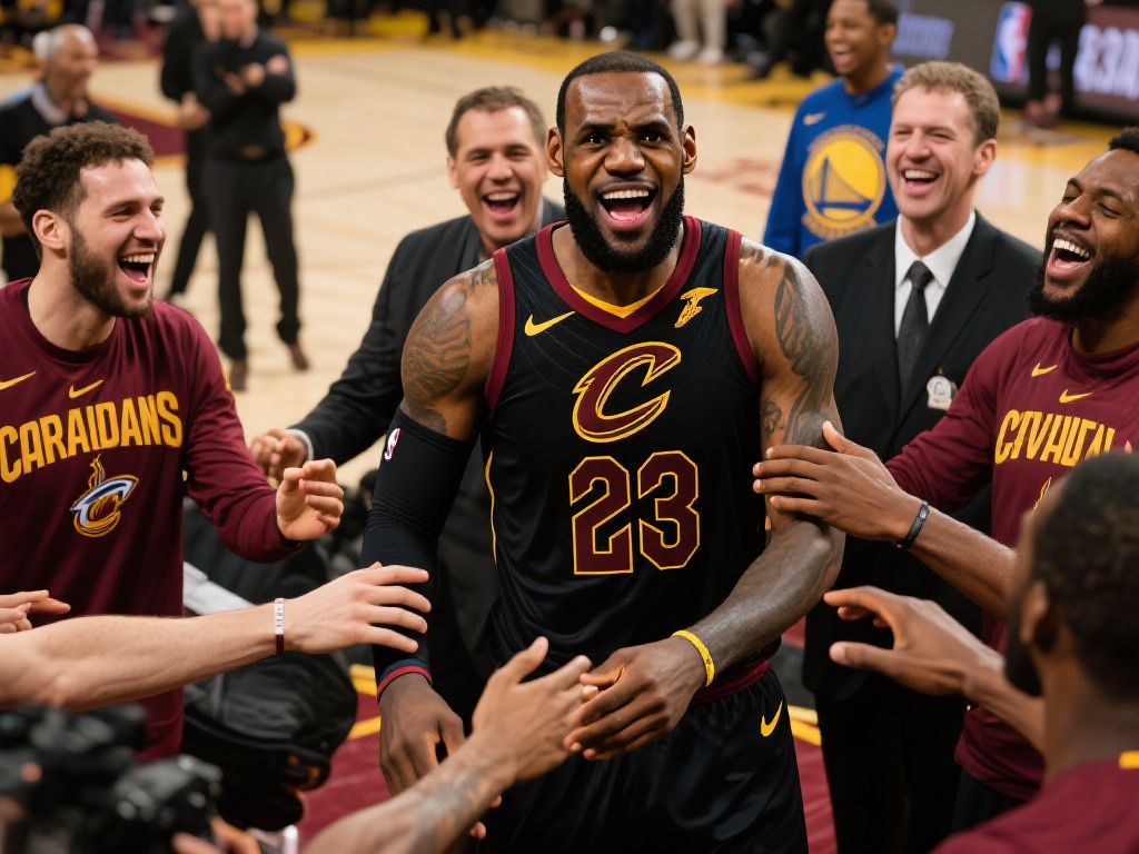 再来看篮球领域，勒布朗·詹姆斯同样是一个