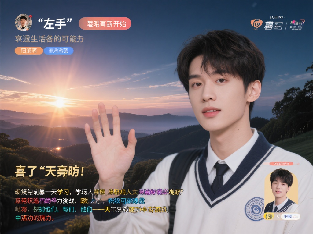 当夜色褪去，第一抹晨光洒在大地时，那一刻